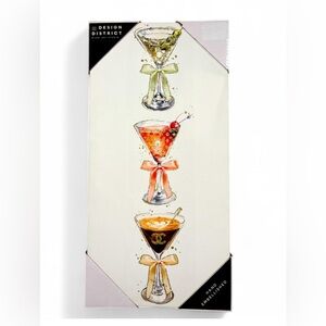 DESIGN DISTRICT MARTINI GLASS WALL ART